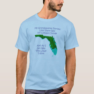 T-shirts Alterações climáticas - azul