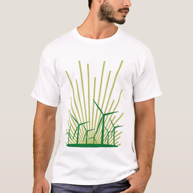 T-shirts alvorecer: raio de luz (Frente)