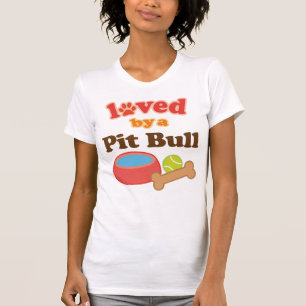 T-shirts Amado por um Pitbull (raça do cão)