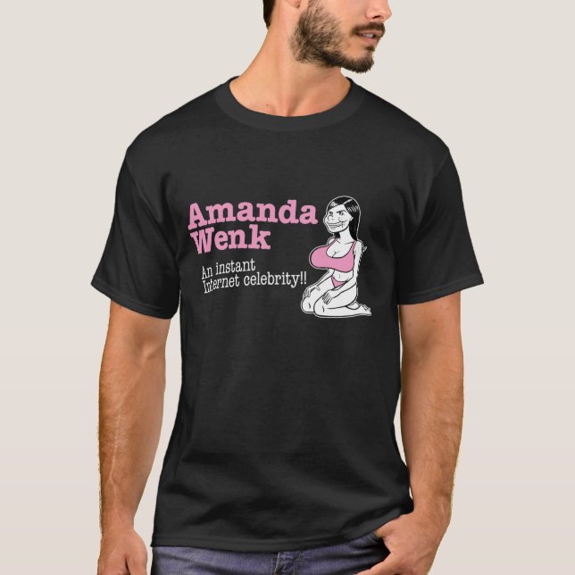 T-shirts Amanda Wenk (escuro) (Frente)