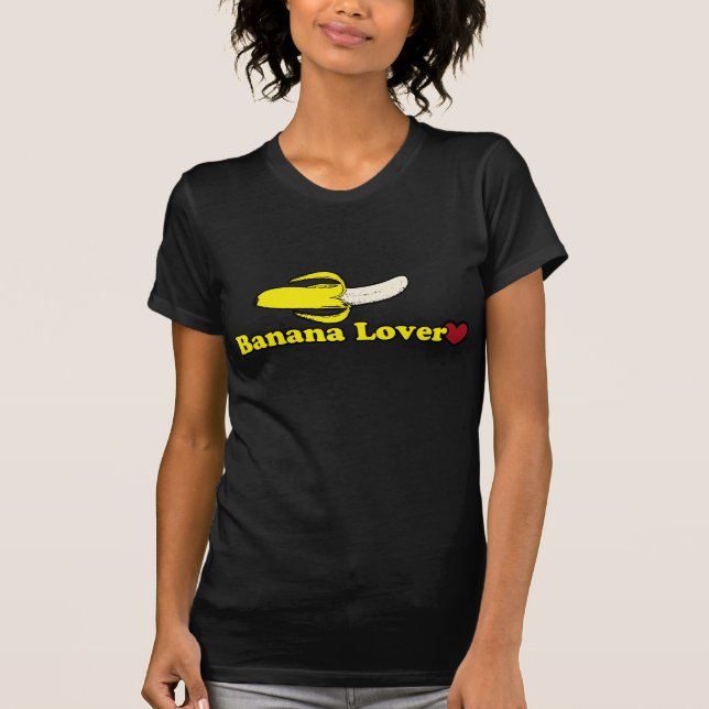 T-shirts amante da banana (Frente)