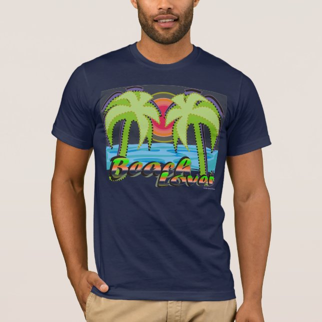 T-shirts Amante da praia (Frente)