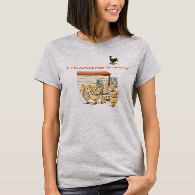 T-shirts Amantes da galinha (Frente)