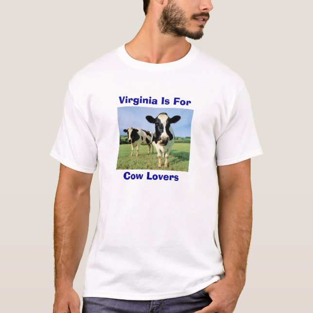 T-shirts Amantes da vaca (Frente)