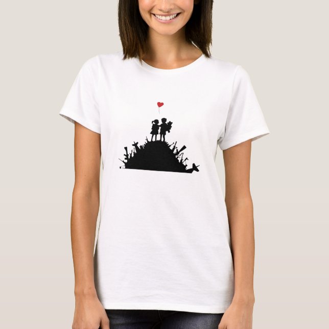 T-shirts Amantes em uma estadia perigosa (Frente)
