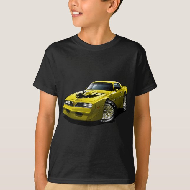 T-shirts Amarelo 1977-78 do transporte Am (Frente)