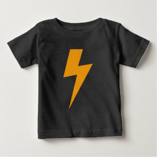 T-shirts Amarelo de Energia do Trovão Impresso