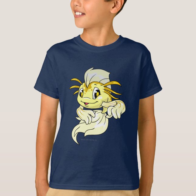 T-shirts Amarelo de Koi (Frente)