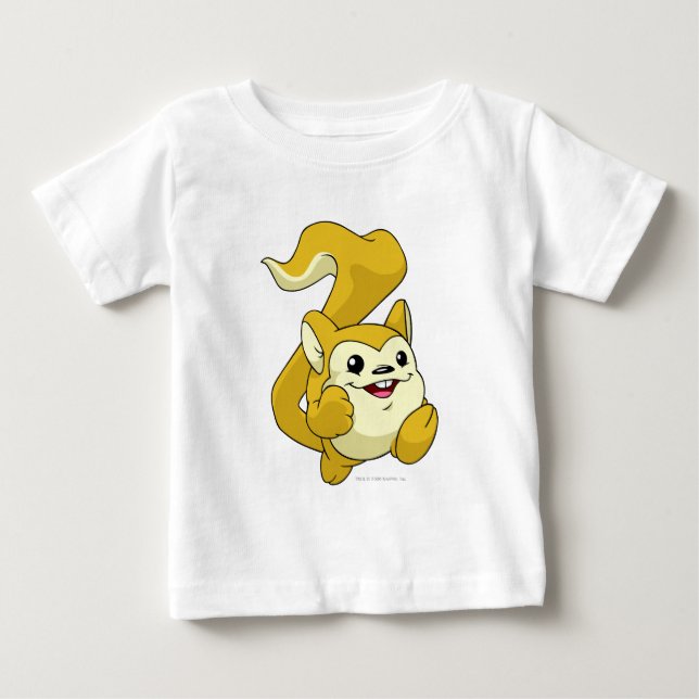 T-shirts Amarelo de Meerca (Frente)