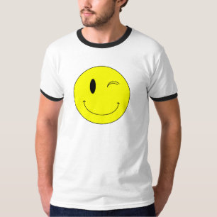 T-shirts Amarelo do KRW que pisc a cara