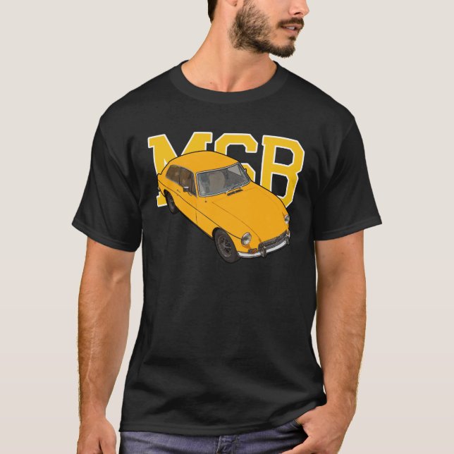 T-shirts Amarelo do MGB (Frente)