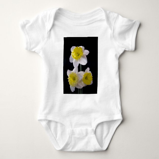 T-shirts Amarelo no Daffodil Branco (Frente)