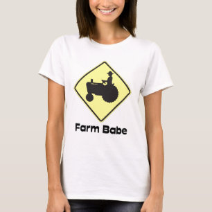 T-shirts Amarelo Pastel do borracho da fazenda