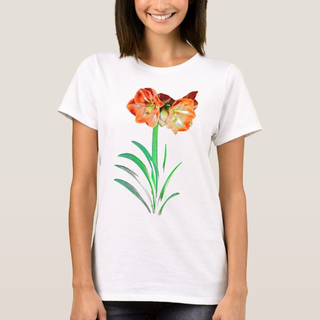 T-shirts Amaryllis Amore (Frente)