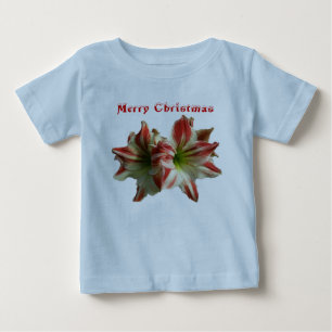 T-shirts Amaryllis Merry Criança de Natal