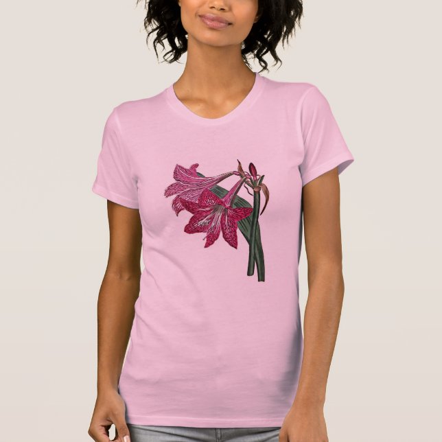 T-shirts Amaryllis Reticulata (Frente)