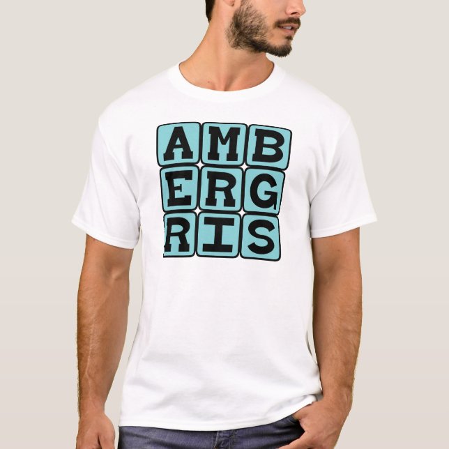 T-shirts Âmbar Gris, Vômito de Baleia (Frente)
