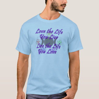 T-shirts Ame a vida onde você vive
