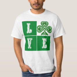 T-shirts Ame Corações Celtas de Shamrock