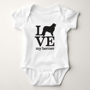 T-shirts Ame meu cão de montanha de Bernese