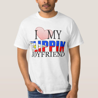 T-shirts Ame meu namorado de Flippin (o filipino)