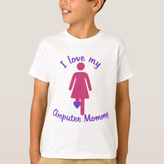 T-shirts Ame minhas mamães do amputado