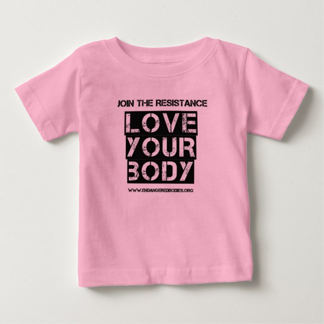 T-shirts Ame seu corpo (Frente)