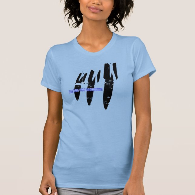 T-shirts Ameaça tripla de HBA (Frente)