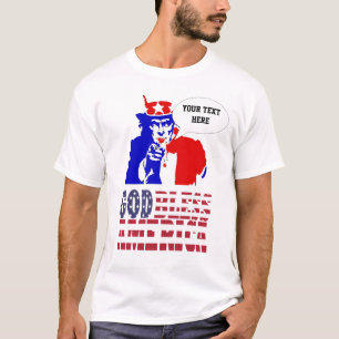 T-shirts América deus abençoe