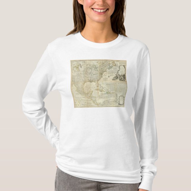 T-shirts America do Norte composta (Frente)