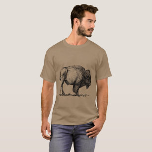 T-shirts American Buffalo Bison