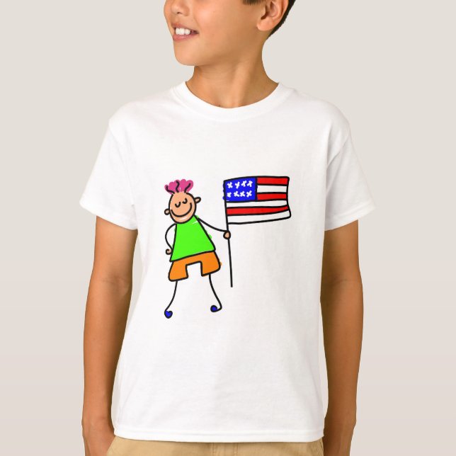 T-shirts American Kid (Frente)