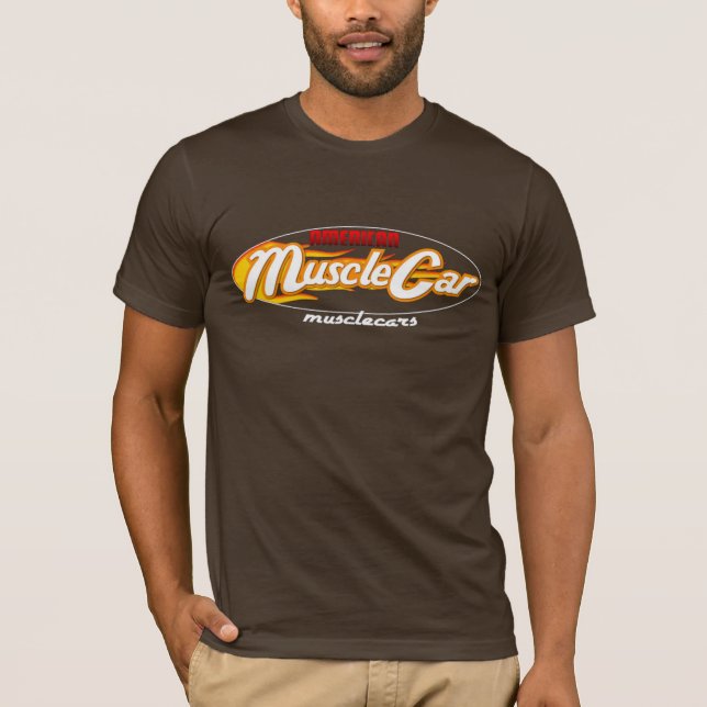 T-shirts American Muscle Car Shirt (Frente)
