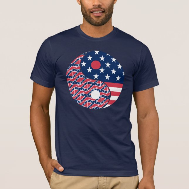 T-shirts American Yin Yang Shirt (Frente)