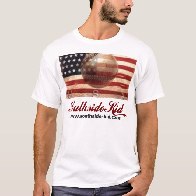 T-shirts Americana do miúdo de Southside (Frente)