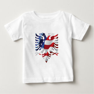 T-shirts Americano albanês Eagle