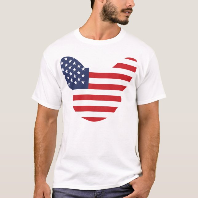 T-shirts Americano Frenchie (Frente)