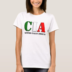 T-shirts Americano italiano certificado