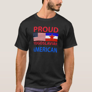 T-shirts Americano jugoslavo orgulhoso