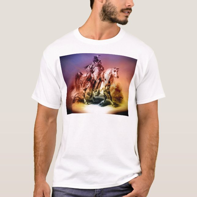 T-shirts Americano nativo (Frente)