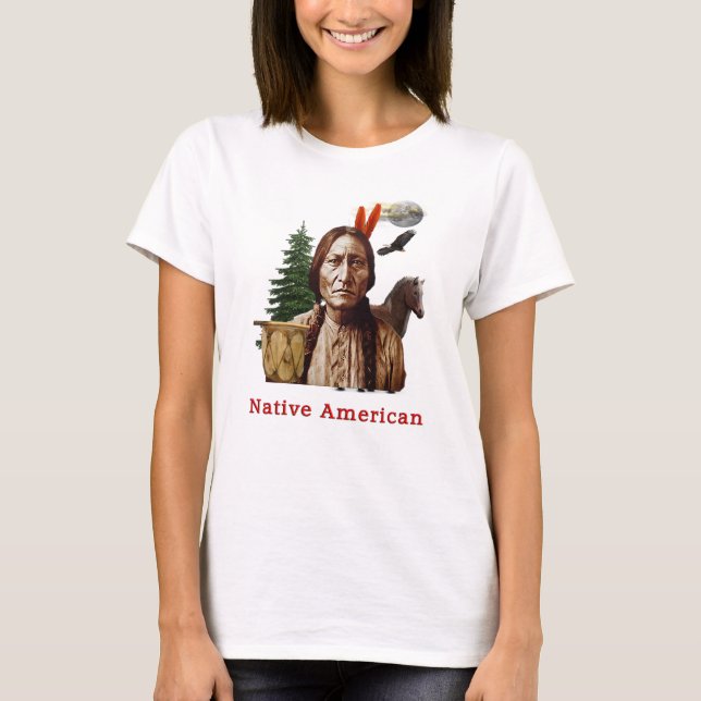 T-shirts Americano nativo (Frente)