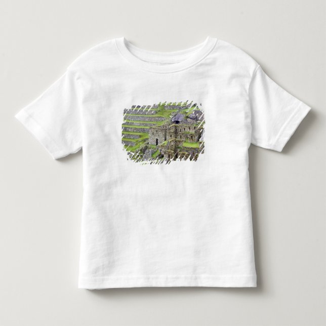 T-shirts Américas, Peru, Machu Picchu. O antigo 2 (Frente)