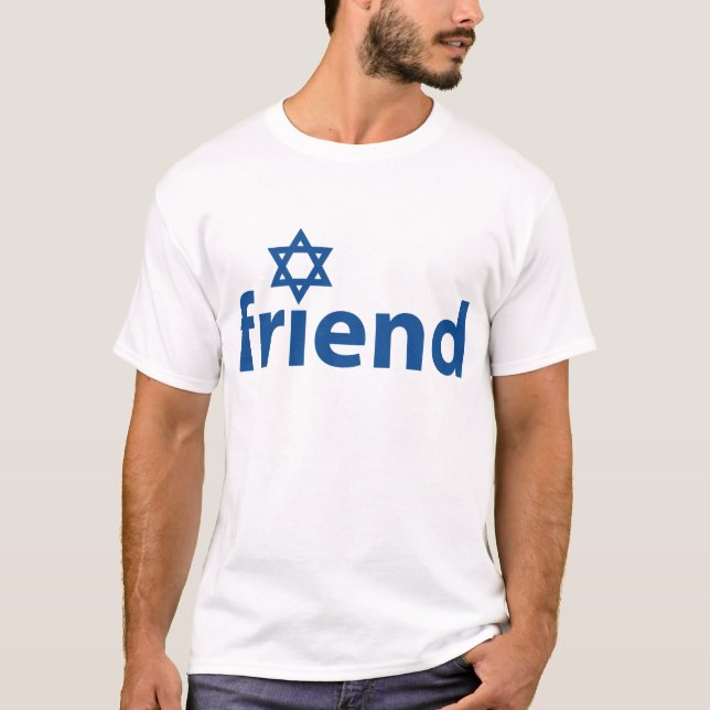 T-shirts Amigo de Israel (Frente)