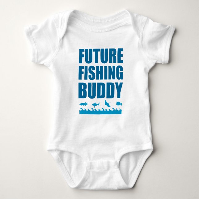 T-shirts Amigo futuro da pesca (Frente)