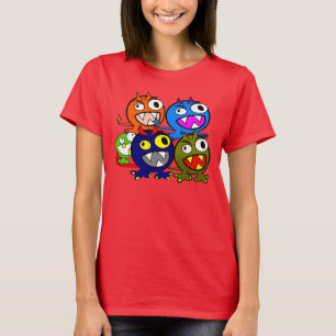 T-shirts Amigos do Monstro das Halloween