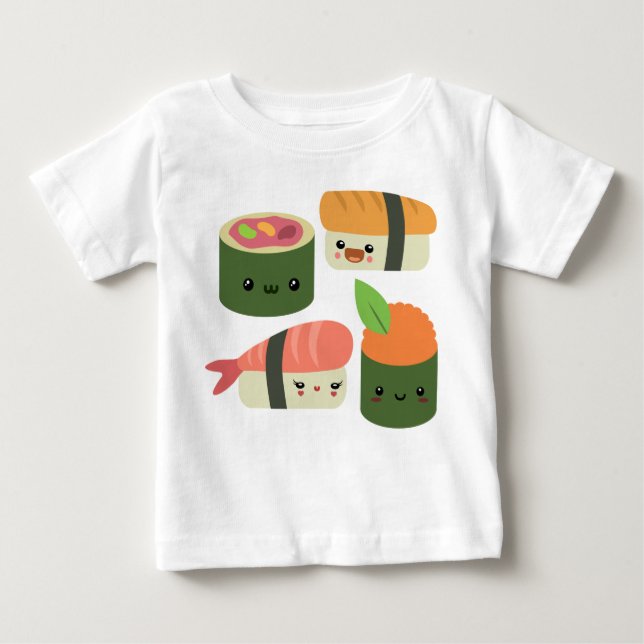 T-shirts Amigos do sushi (Frente)