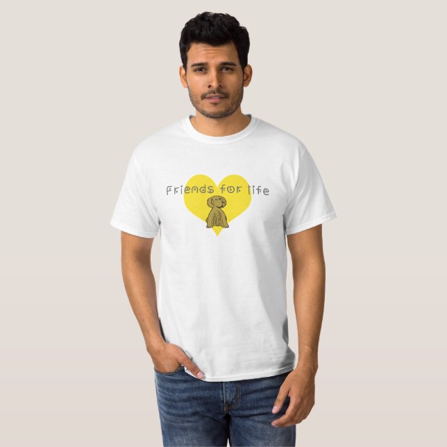 T-shirts Amigos para a vida (Frente Completa)