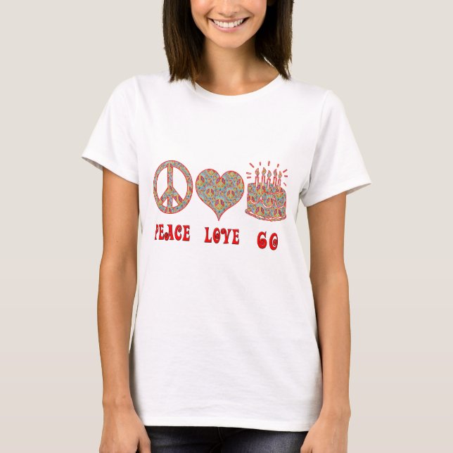 T-shirts Amor 60 da paz (Frente)