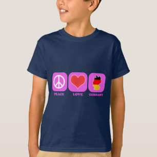 T-shirts Amor Alemanha da paz