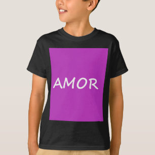 T-shirts Amor, Amor Espanhol